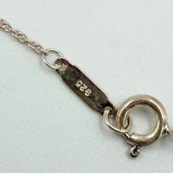 Authentic Tiffany & Co Solid Full Heart Pendant Necklace - Picture 5 of 8